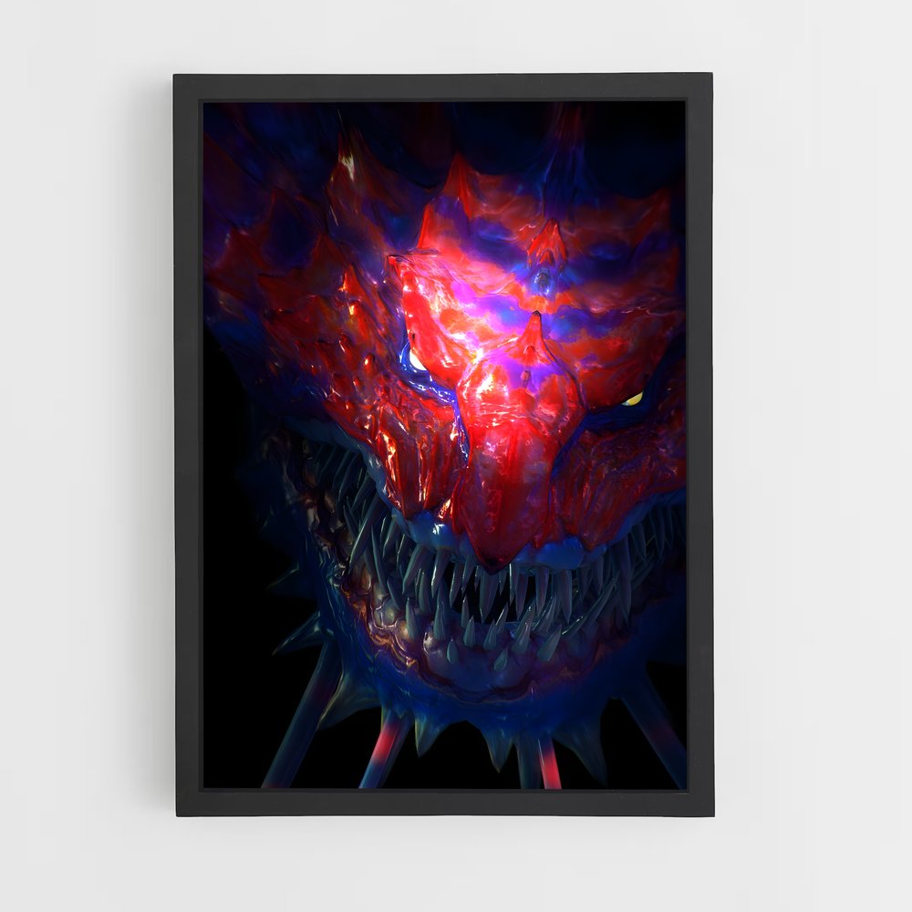 Poster Tête de Monstre – affiche Monster Hunter (vue 2)